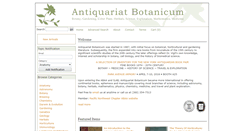 Desktop Screenshot of antiquariatbotanicum.com