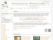 Tablet Screenshot of antiquariatbotanicum.com